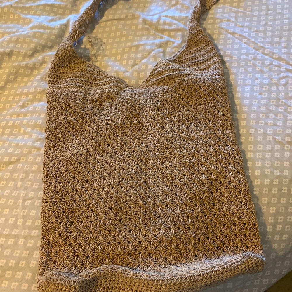 Crochet crossbody bag